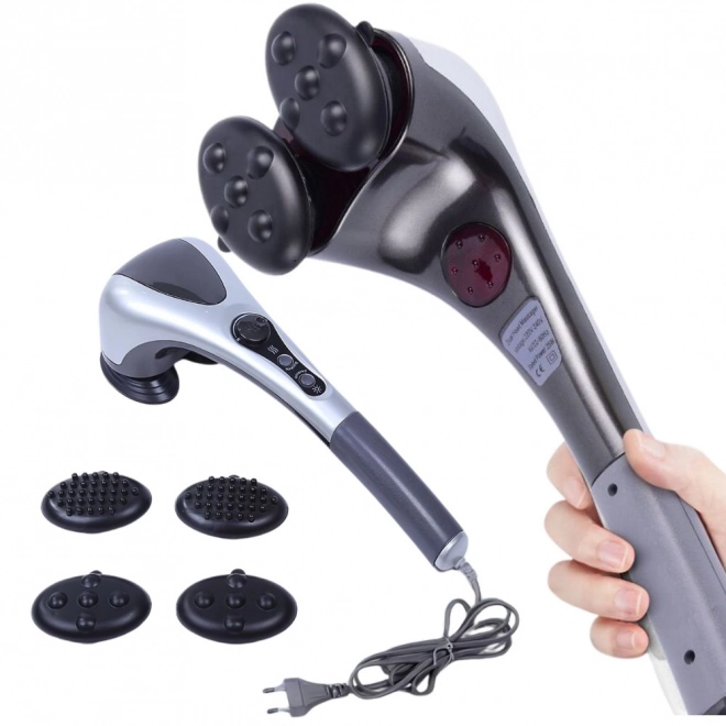 Dubbel vibrerende massageapparaat met infraroodlicht