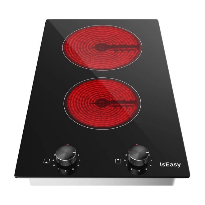 IsEasy inductiekookplaat met twee zones en knoppen