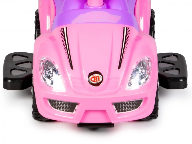 Kinderloopfiets 3v1 met claxon - roze
