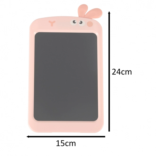 Teken tablet met konijntje 8,5' roze