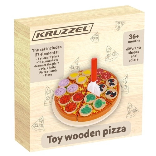 Houten pizza - set 22471