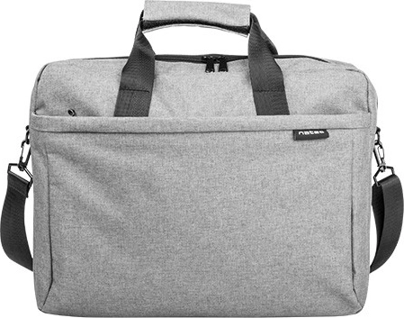 Grijze laptoptas Natec Mustela 15,6"