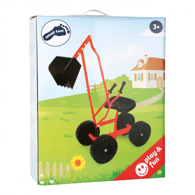 Kleine Voet Graafmachine met Wielen
