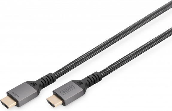 Premium HDMI 2.1-kabel ultra high speed 8K 60 Hz, 1 m, zwart