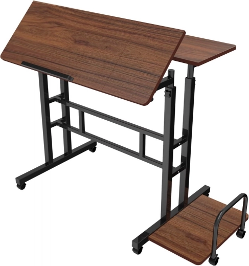 Kantelbaar werkblad 80 × 60 cm met stootrand