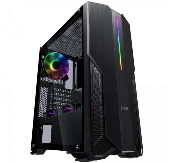 Gamingbehuizing voor pc MS Fighter V310 zwart