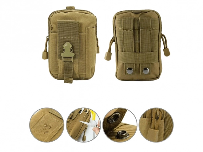 Tactische heuptas - beige