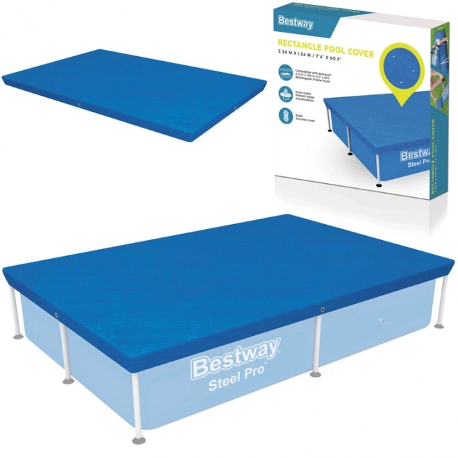 Afdekzeil voor rechthoekig zwembad Bestway 224x154 cm