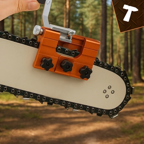 Snelle slijping zonder de ketting te demonteren