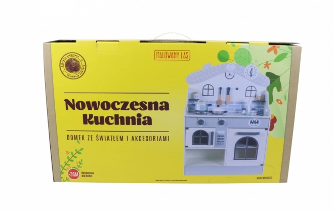 Houten keuken met accessoires Huisje