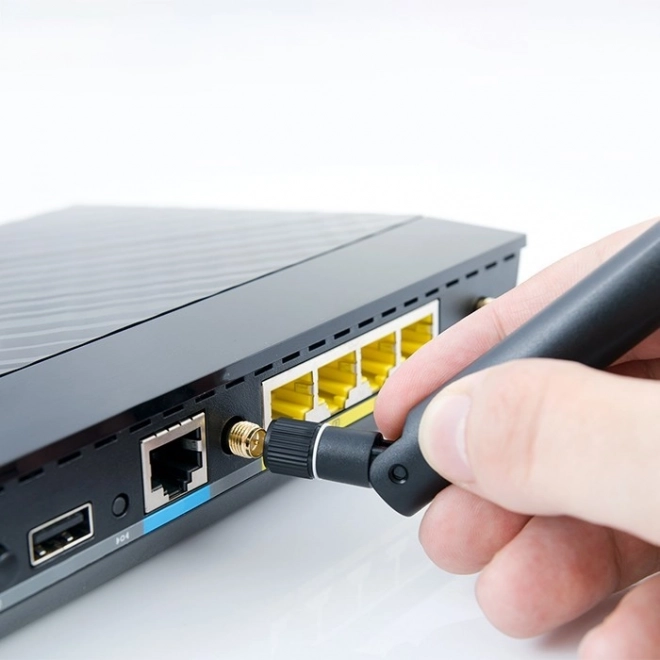 Wi-Fi antenne 2.4/2.5GHz en 5.1/5.8GHz 5dBi omnidirectioneel voor binnengebruik