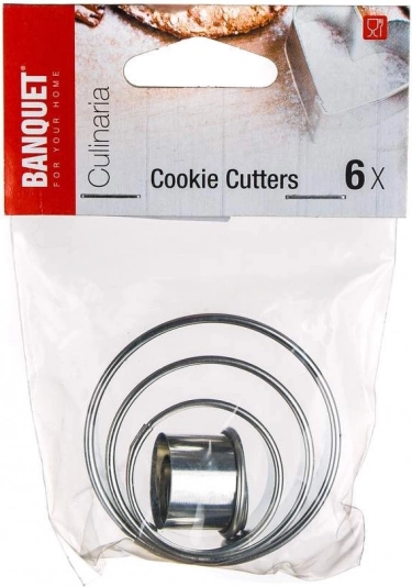 CULINARIA Set Deegstekers Cirkels 6 stuks