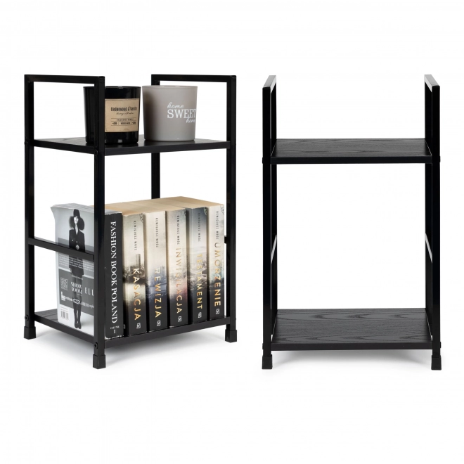 Moderne houten nachtkastje 2 planken LOFT