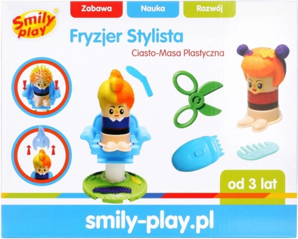 Kappersset van boetseerklei voor kinderen