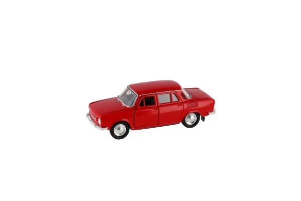 Auto Welly Škoda 100 metaal/plastic 11cm 1:34 vrije loopmogelijkheid 4 kleuren 15x7x7cm