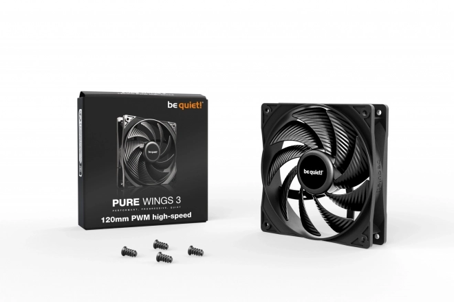 Ventilator Pure Wings 3 120 mm PWM hogesnelheid