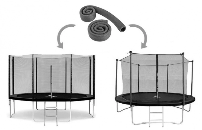 Bescherming voor trampolinepalen 180 cm