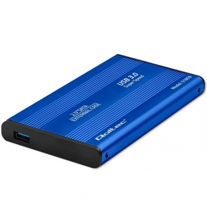 Extern harddisk/SSD-behuizing 2.5" SATA3 USB 3.0 Blauw