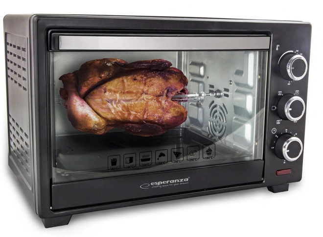 Mini-oven met convectie en draaispit NAPOLI