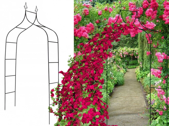 Tuinpergola voor rozen