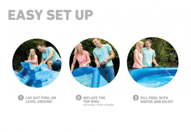 Opblaasbaar zwembad Intex Easy Set 244x61 cm
