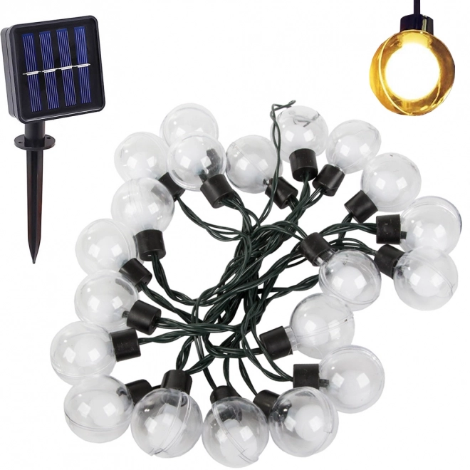 Tuin zonne-energie verlichting met 20 warme LED-lampen