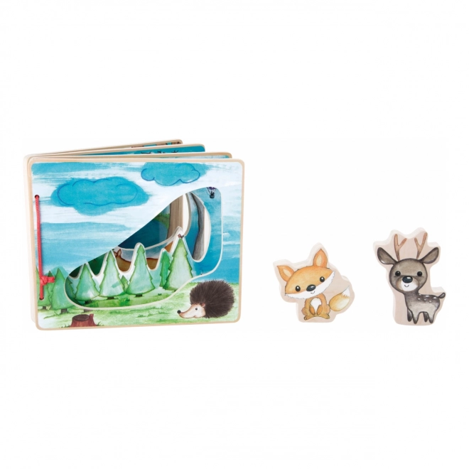 Interactief houten prentenboek Small Foot