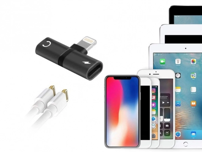 Lightning adapter voor iPad en iPhone 2 in 1