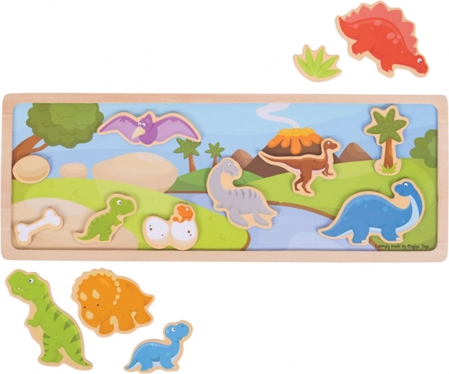 Magnetische puzzel Dinosaurussen Bigjigs Toys