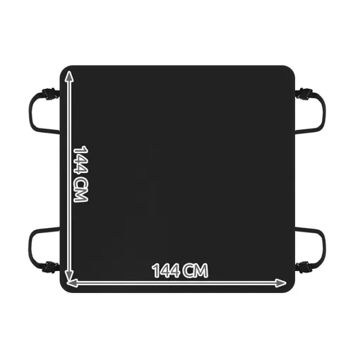 Hondenmat 144x144cm Purlov 23691