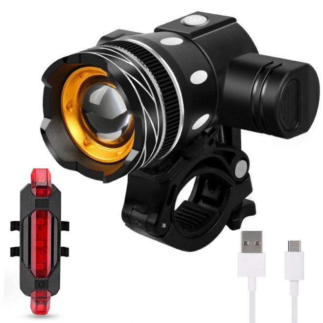 Set LED-verlichting voor fiets voor en achter