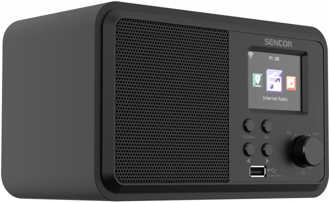 Internet radio Sencor met vermogen van 4 W en WiFi