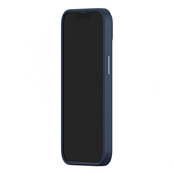 Magnetische hoes en set gehard glas voor iPhone 14 Plus - Baseus Liquid Silica blauw