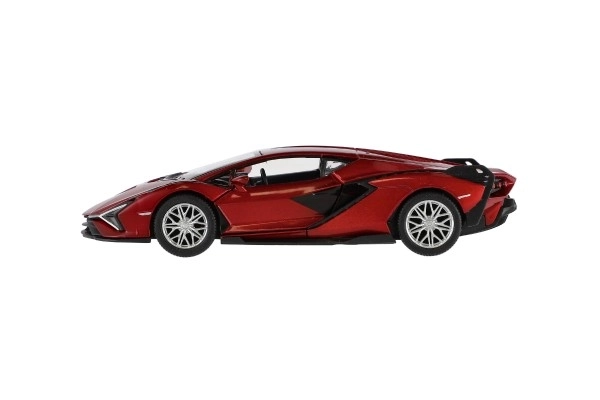 Modelautootje Lamborghini Sián FKP 37 terugtrekmechanisme