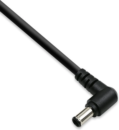 Haakse DC-connector 6,5 × 4,4 mm (midden +)