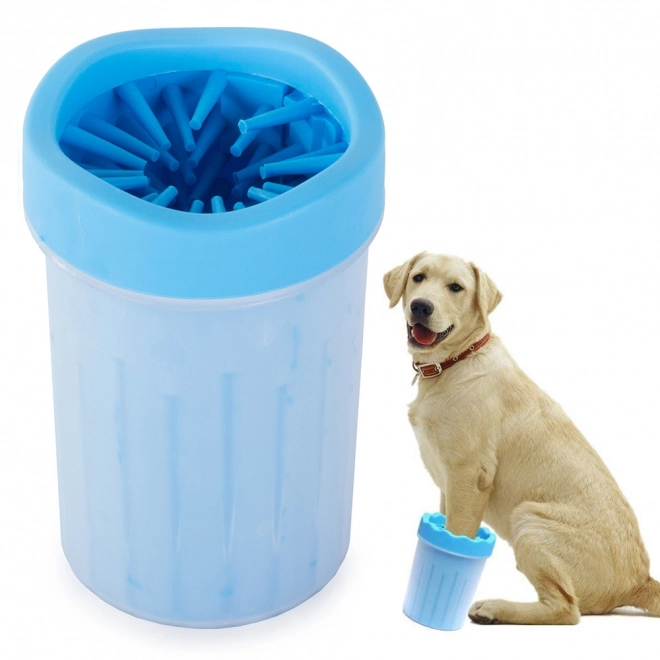 Potenreiniger voor honden en katten siliconen beker voor het reinigen van poten groot xl – Blauw