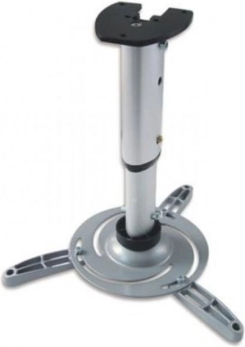 Plafondarm voor projector 60–102 cm, 15 kg, zilverkleurig