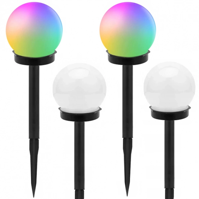 Zonne-tuin RGB bolvormige lampen