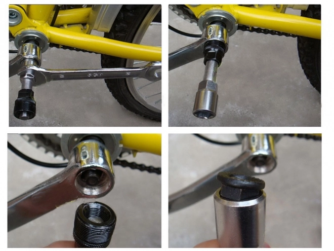 Cranktrekker voor fietsen met deksel