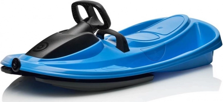 Stuurbare slee Stratos blauw