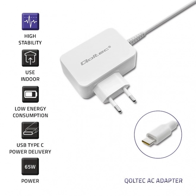 Netadapter USB-C 65 W Power Delivery Wit