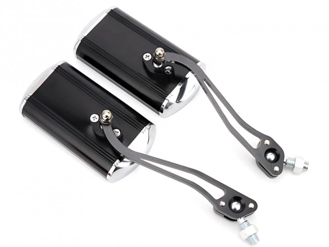 Aluminium motorfiets spiegel met lichte houder en adapter