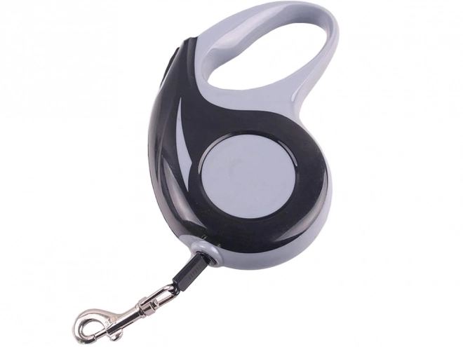 Automatische hondenriem met vergrendeling 5 m 15 kg – Zwart-Wit