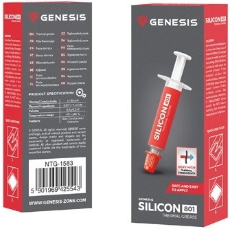 Genesis Silicon 801 thermische pasta 0,5 g