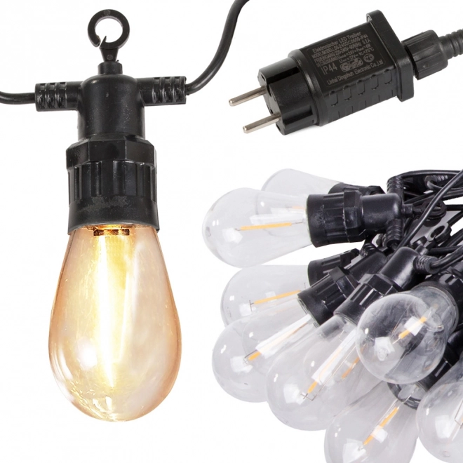 Tuin lichtslinger met 10 LED-lampen