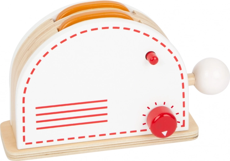 Broodrooster met uitwerp-hendel