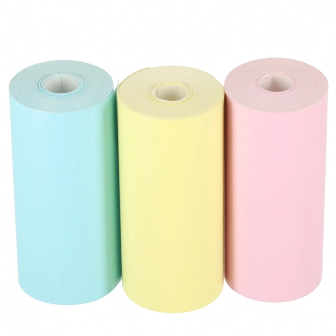 Gekleurde rolletjes voor thermische printer 5,7 cm x 3 m, 3 stuks