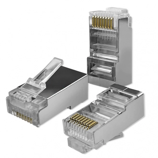 RJ45 CAT5e FTP doorvoertule vergulde contacten 100 stuks