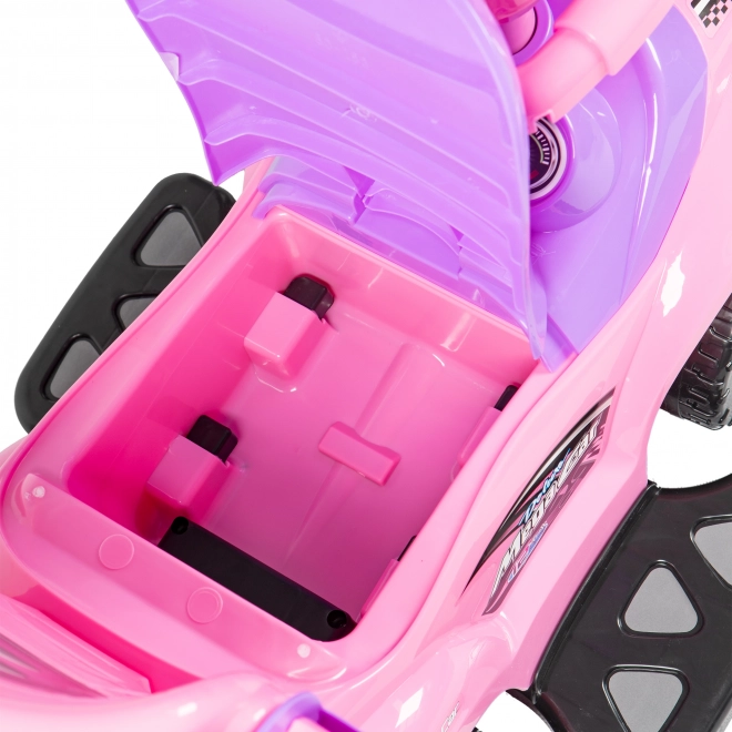 Kinderloopfiets 3v1 met claxon - roze