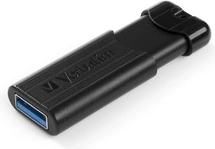 USB-flashstation Verbatim PinStripe 16GB zwart